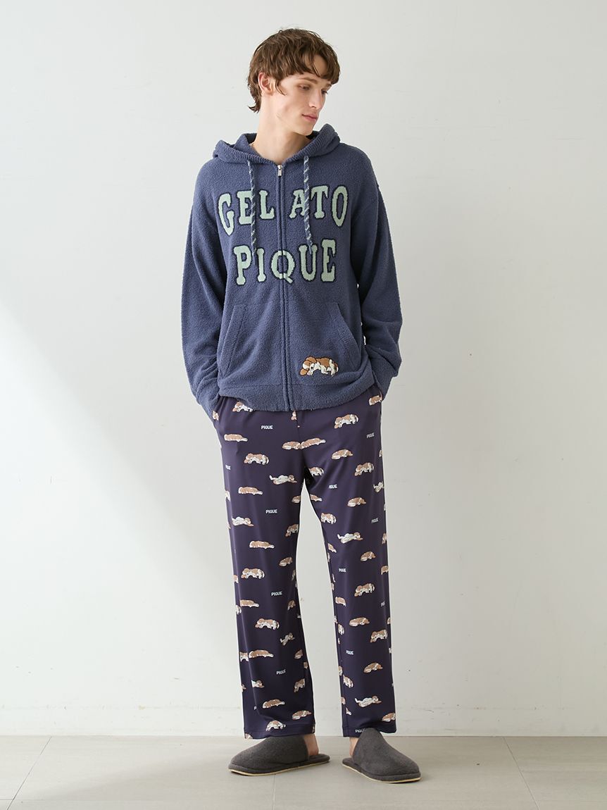 GELATO PIQUE HOMME「【HOMME】エアリーモコスリーピングドッグパーカ」|パーカー|