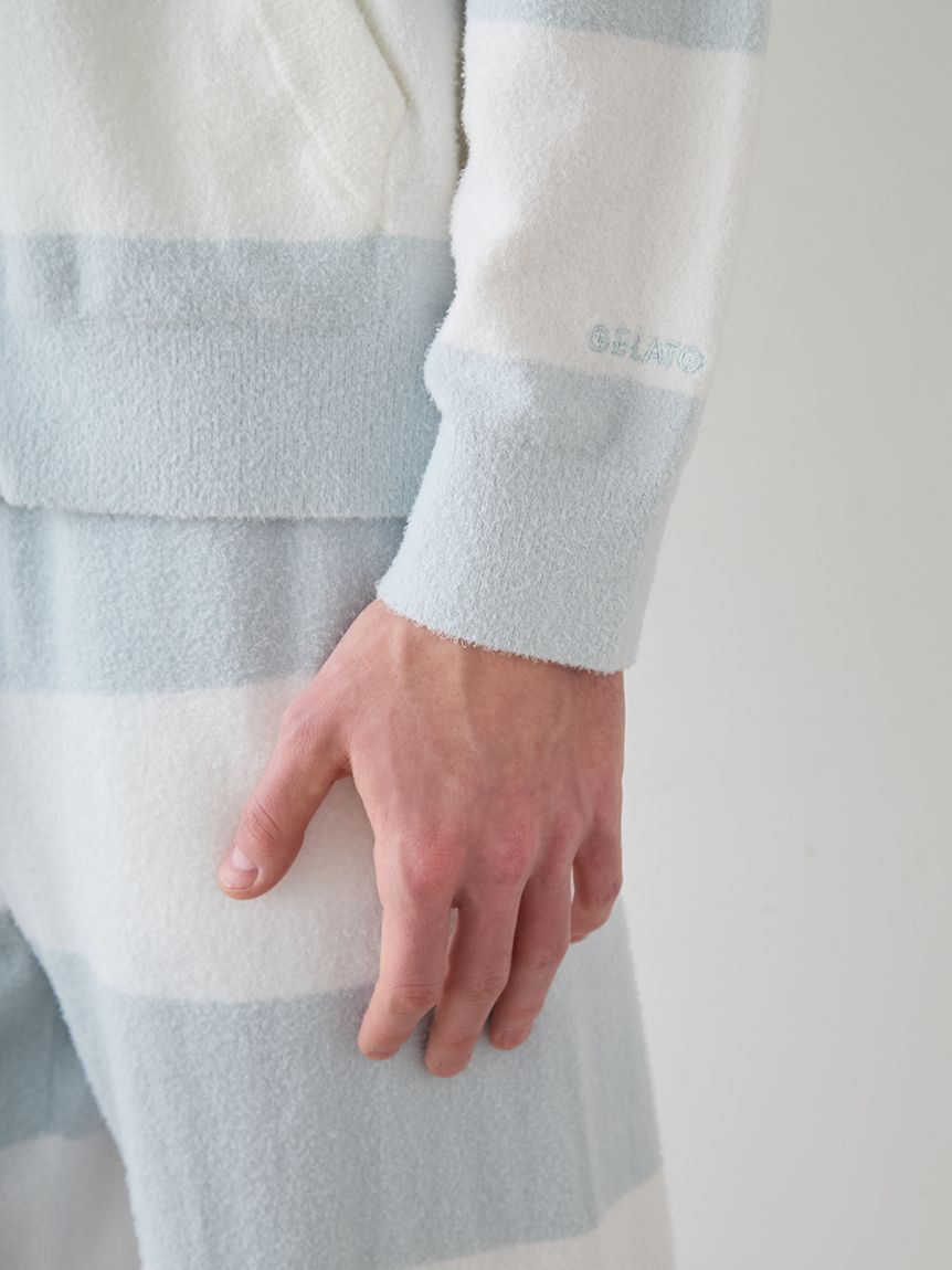 GELATO PIQUE HOMME「【HOMME】スムーズィー2ボーダーパーカ」|パーカー|