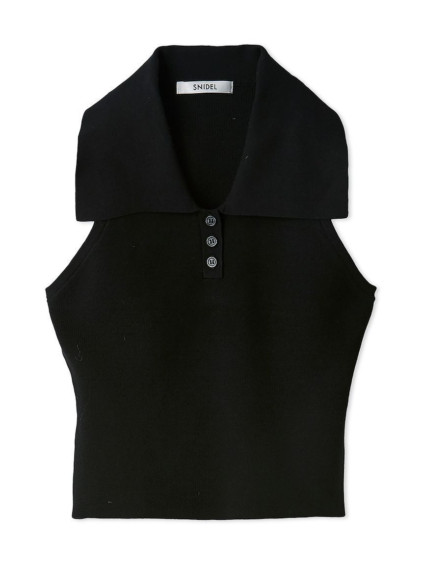 SNIDEL「Sustainable襟付きニットプルオーバー」|ニット・セーター|