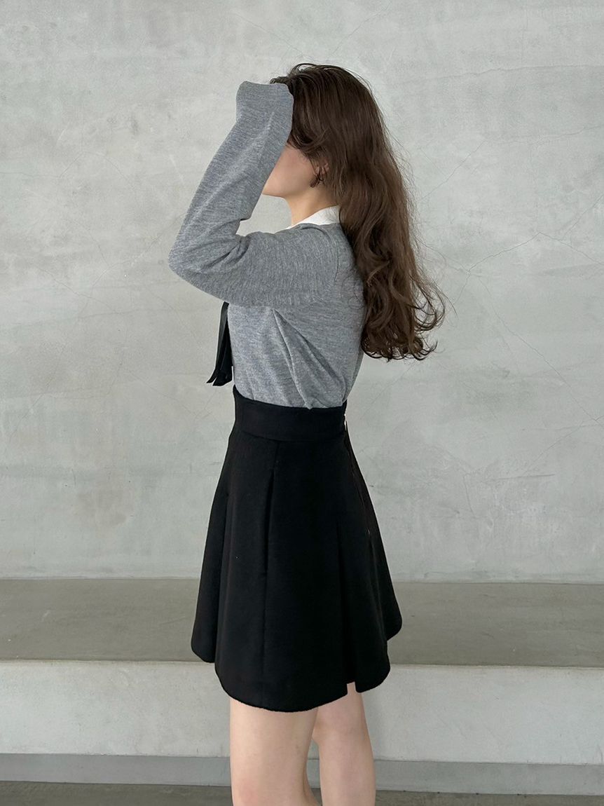 SNIDEL「ウエストリブプリーツミニスカート」|スカート|