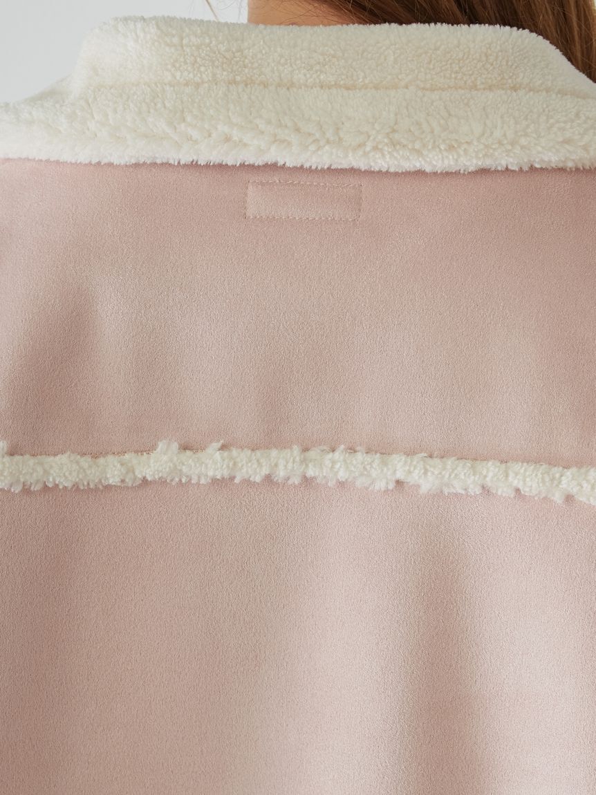 SNIDEL「【WEB限定/ボアコレクション】金ボタンバリエジャケット」|ブルゾン・スタジャン|