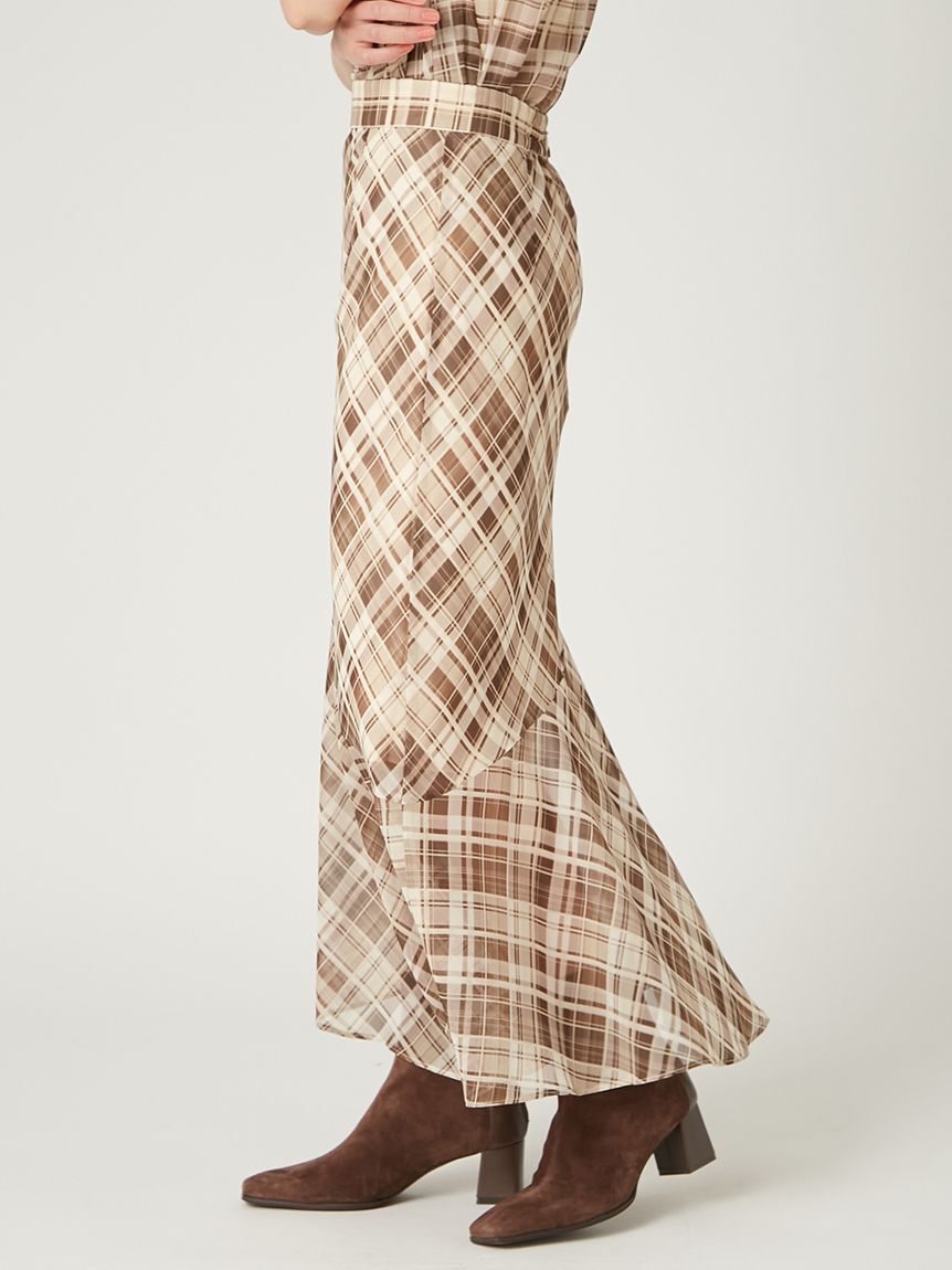 FRAY I.D「アシンメトリーナロースカート」|スカート|