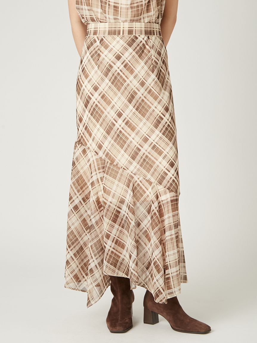 FRAY I.D「アシンメトリーナロースカート」|スカート|