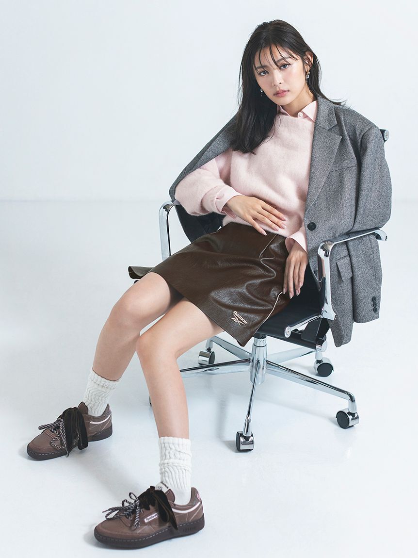 FRAY I.D「【Reebok&times; FRAY I.D】サイドパイピングミニスカート」|スカート|