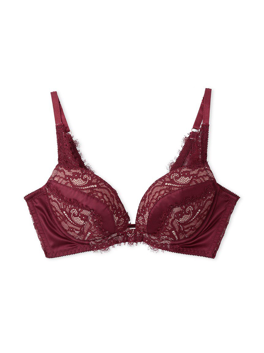 LILY BROWN Lingerie「【LILY BROWN Lingerie】サテン アイラッシュレース ブラ」|インナー|