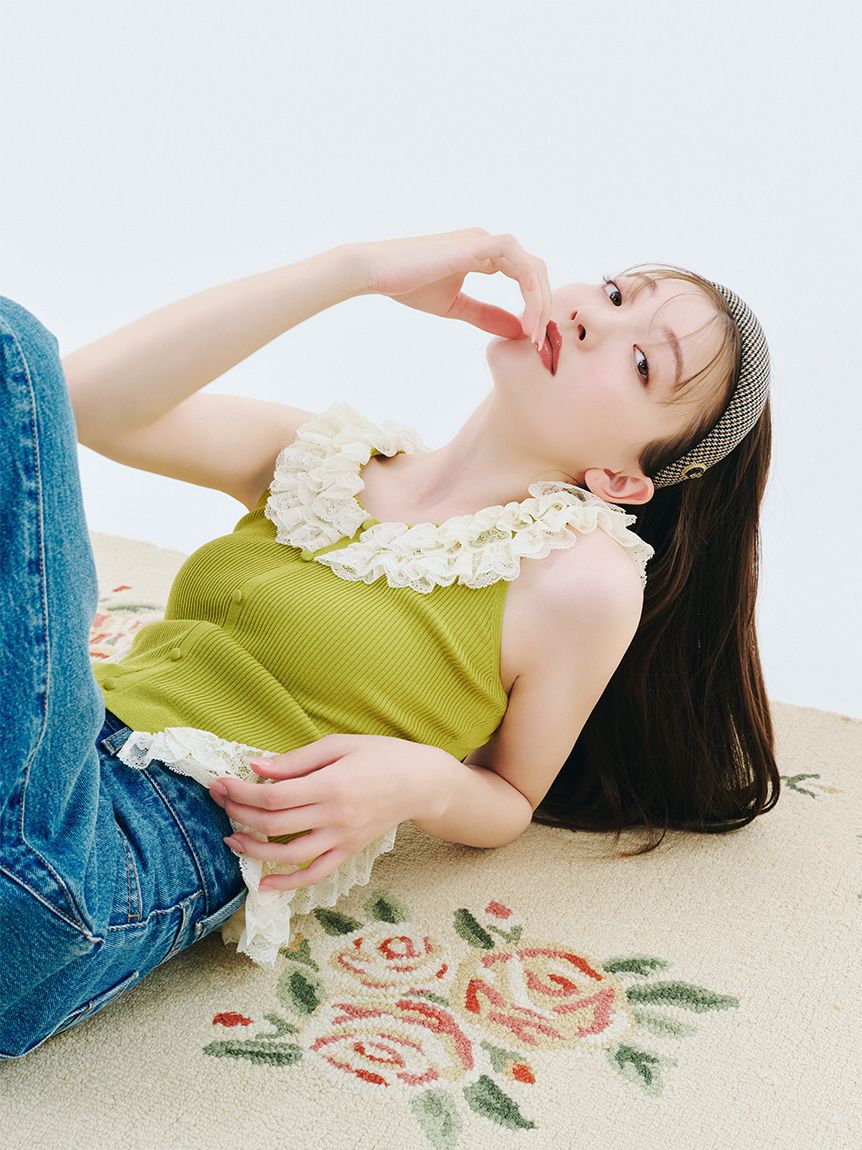 LILY BROWN「ヴィンテージモチーフカチューシャ」|ヘアバンド|