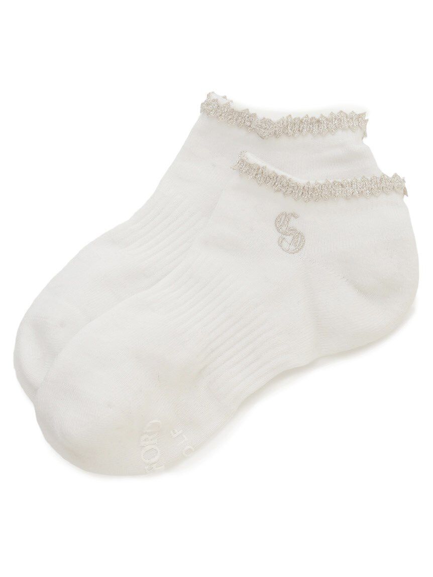 CELFORD「【CELFORD GOLF】　レースショートソックス」|その他|WHT
