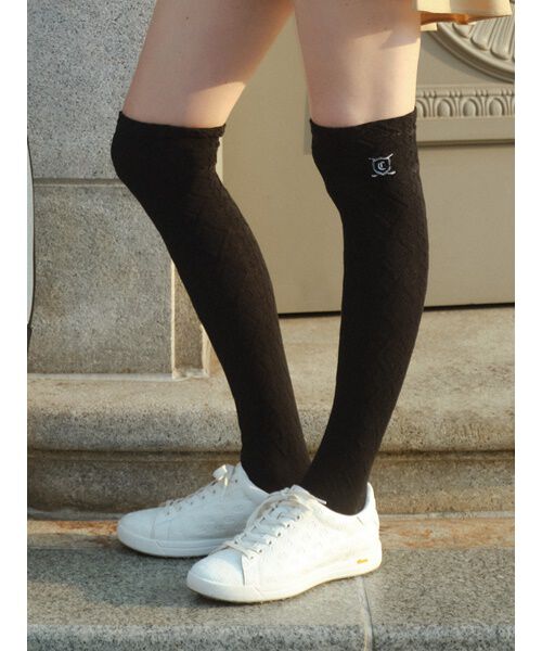 CELFORD「【CELFORD GOLF】　ニーハイソックス」|その他|BLK