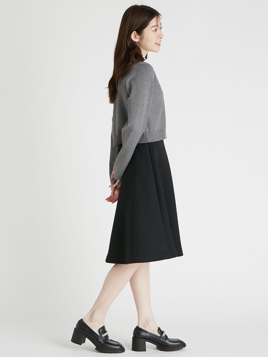 CELFORD「ダンボールニットフレアスカート」|スカート|