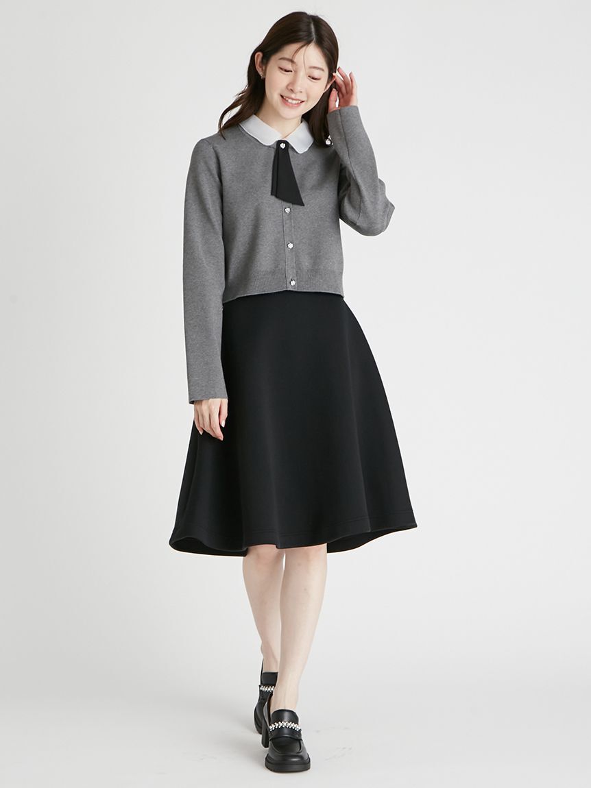 CELFORD「ダンボールニットフレアスカート」|スカート|