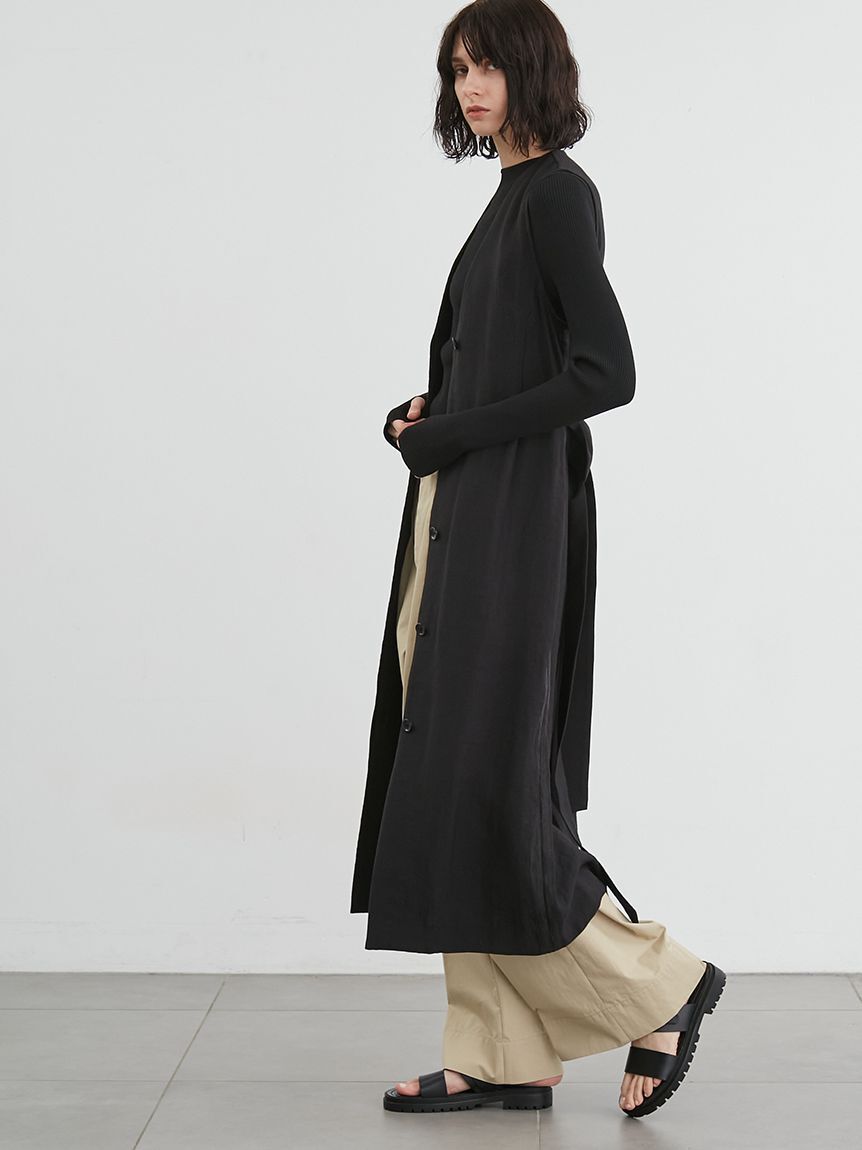 styling/「【セットアップ対応】バックサテンジレワンピース」|ワンピース|