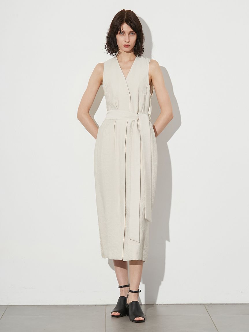 styling/「【セットアップ対応】バックサテンジレワンピース」|ワンピース|