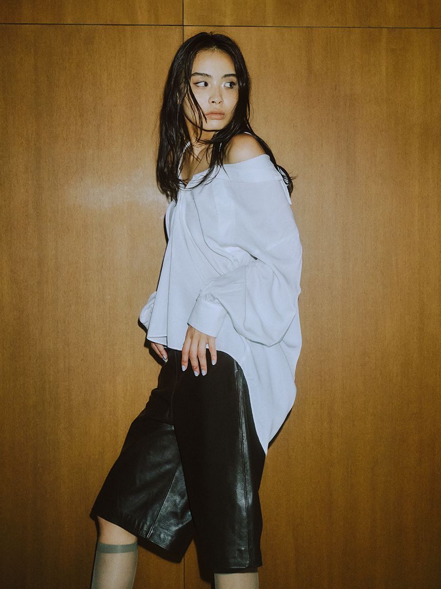 styling/「オフショルダー2WAYシャツ」|シャツ・ブラウス|WHT