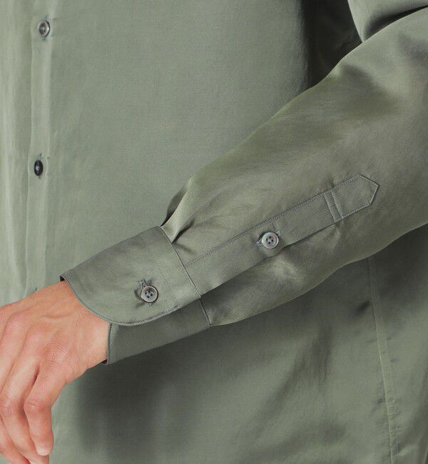  「シアートリオサテンシャツ」|シャツ・ブラウス|