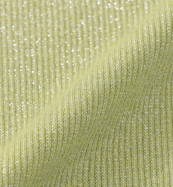  「ラメリブTシャツ」|Tシャツ・カットソー|