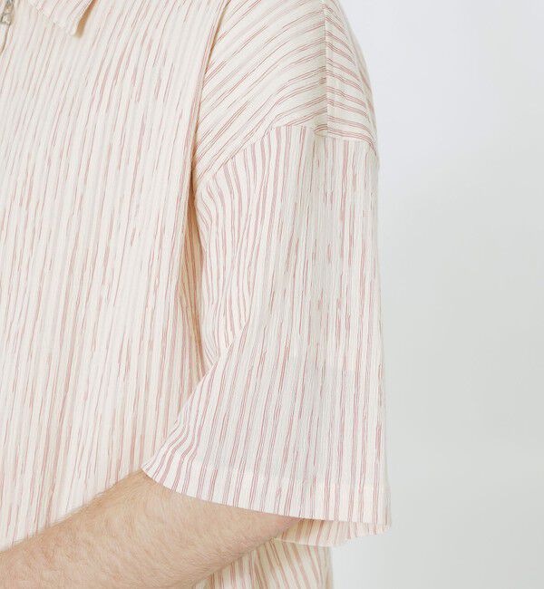  「ペタルムヨーリューストライプジップアップシャツ」|シャツ・ブラウス|