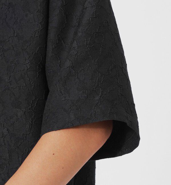  「フクレジャカードジップショートスリーブ」|シャツ・ブラウス|