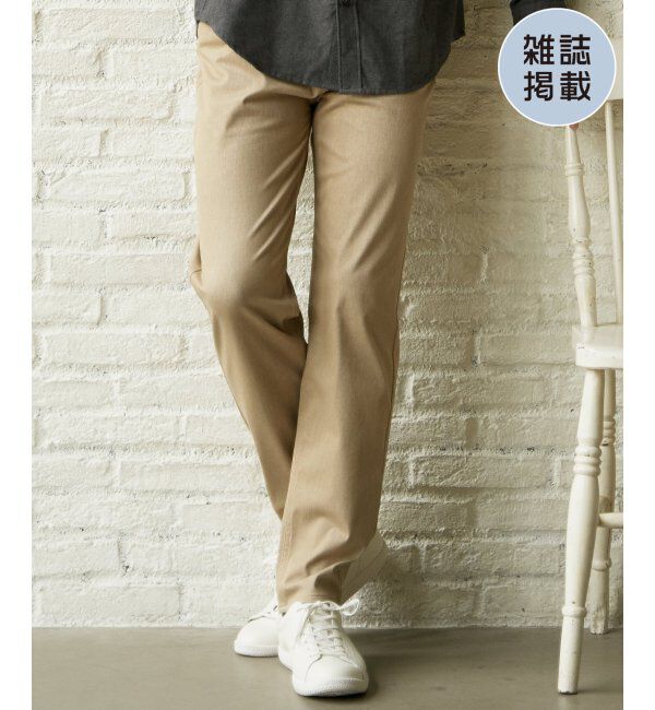 ikka「【雑誌MonoMax4月号掲載】GOKU楽パンツ EASY STRETCH 5ポケット」|その他|ベージュ