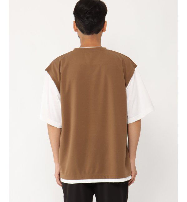 ikka「5分フェイクベストT」|Tシャツ・カットソー|