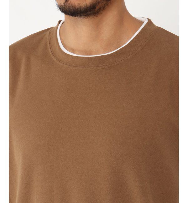 ikka「5分フェイクベストT」|Tシャツ・カットソー|