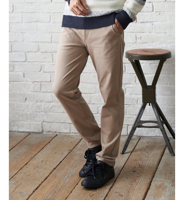 ikka「【接触温感】GOKU楽パンツ EASY STRETCH 起毛5ポケット」|その他|