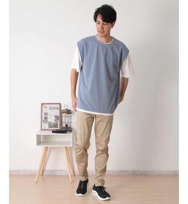 ikka「【接触冷感／吸水速乾】マルチファンクションベストT【親子おそろい】」|Tシャツ・カットソー|