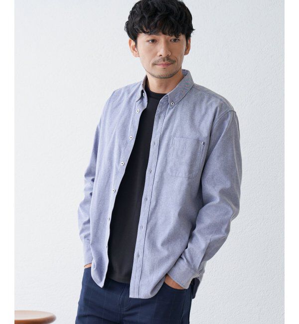 IKKA LOUNGE「ポンチクルーネックジャケットロンT」|Tシャツ・カットソー|