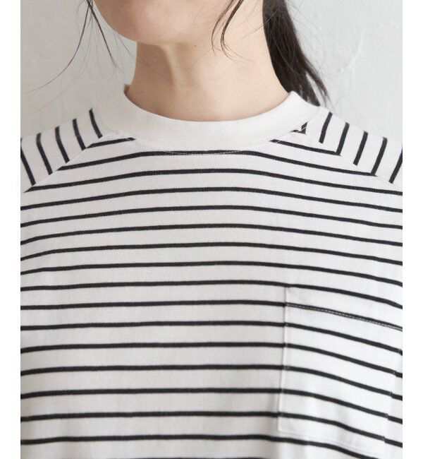 ikka「コットンUSAフレンチTシャツ」|Tシャツ・カットソー|