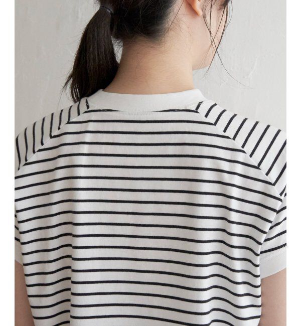 ikka「コットンUSAフレンチTシャツ」|Tシャツ・カットソー|