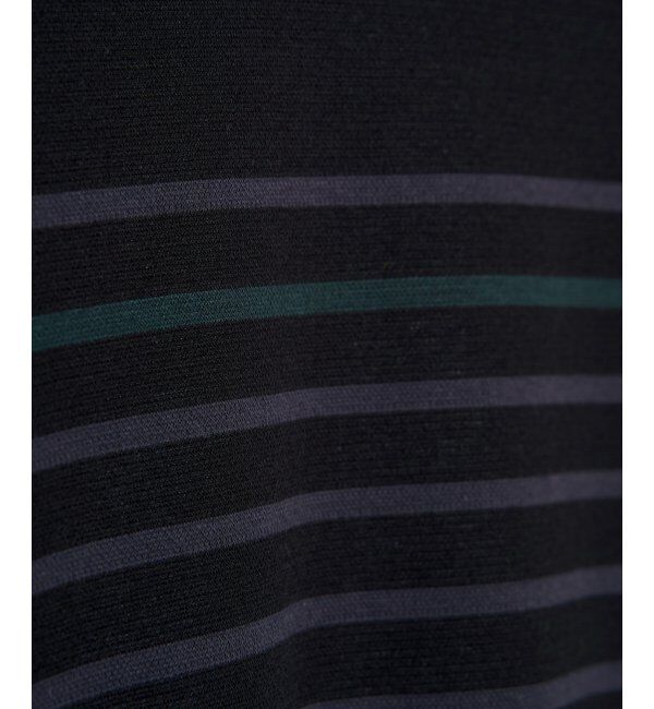 ikka「ダブルジャカードボーダーロンT」|Tシャツ・カットソー|