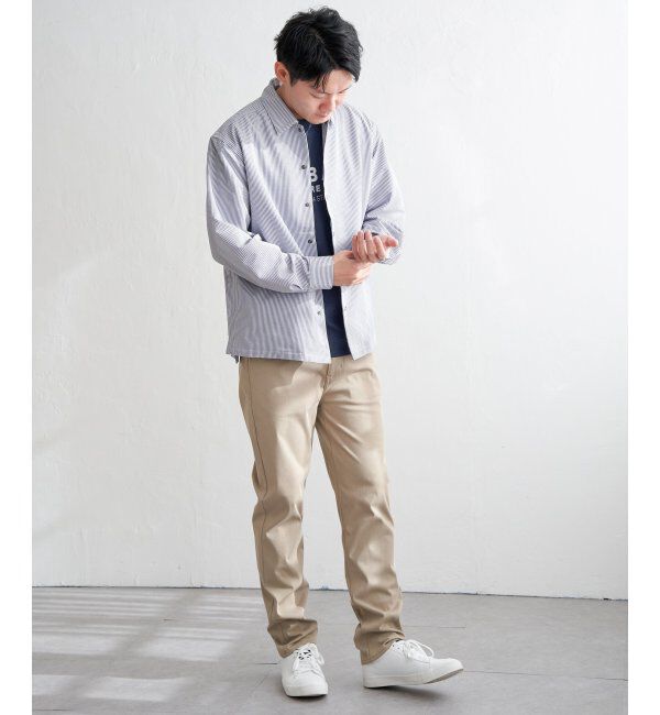 ikka「イージケアサッカースナップシャウター」|ブルゾン・スタジャン|