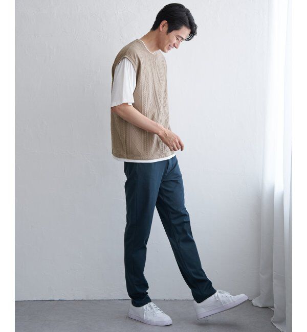 ikka「フクレジャカードフェイクベストTシャツ」|Tシャツ・カットソー|