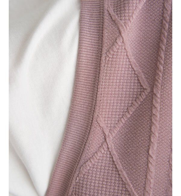 ikka「フクレジャカードフェイクベストTシャツ」|Tシャツ・カットソー|