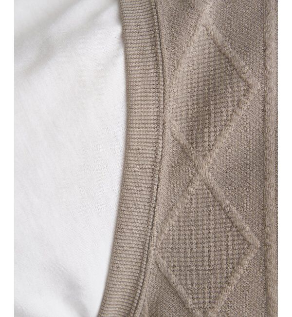 ikka「フクレジャカードフェイクベストTシャツ」|Tシャツ・カットソー|