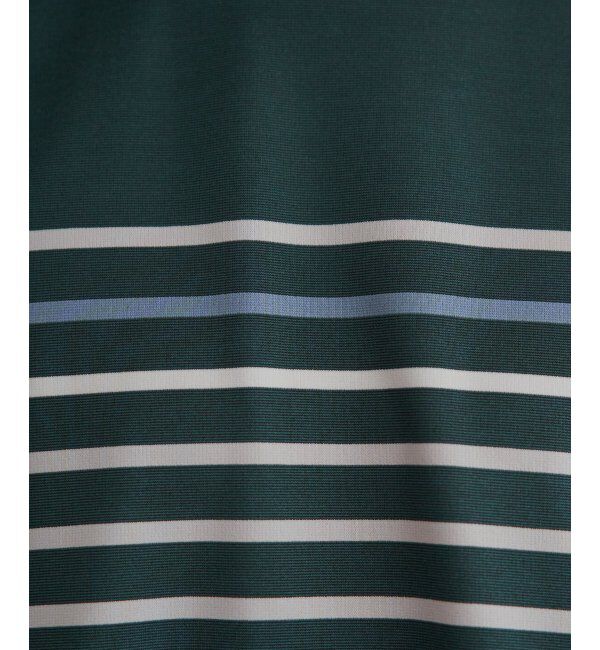 ikka「【接触冷感／吸水速乾】アーバンドライパネルボーダーTシャツ」|Tシャツ・カットソー|