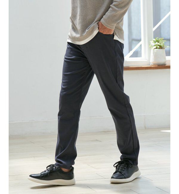 ikka「GOKU楽パンツ EASY STRETCHチェック5P」|その他|ネイビーブルー