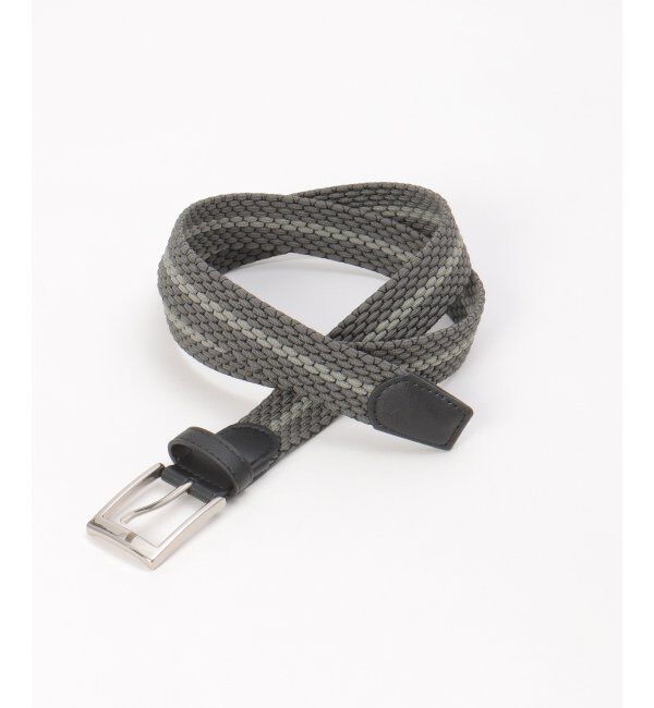 ikka「ストレッチゴムメッシュベルト」|ダウンベスト・ベスト|グレー