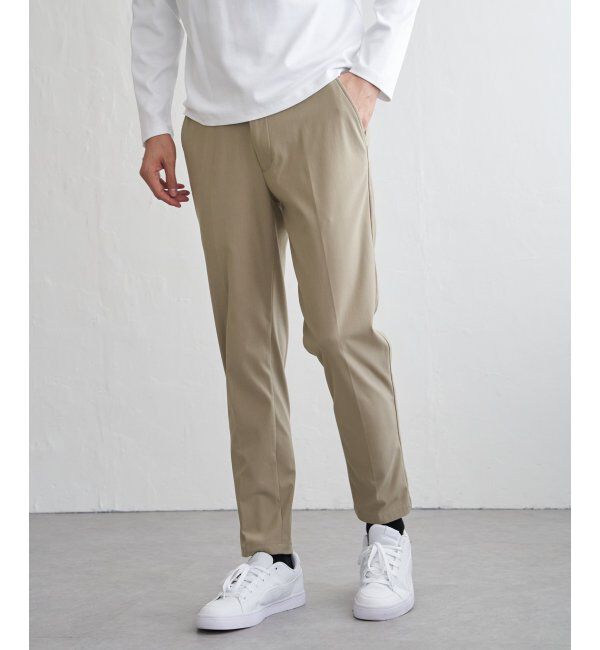 ikka「GOKU楽パンツ EASY STRETCH テーパード」|その他|ベージュ