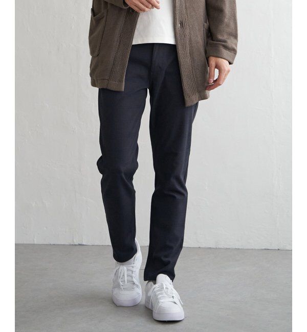 ikka「GOKU楽パンツ EASY STRETCH 起毛チェック5P」|その他|