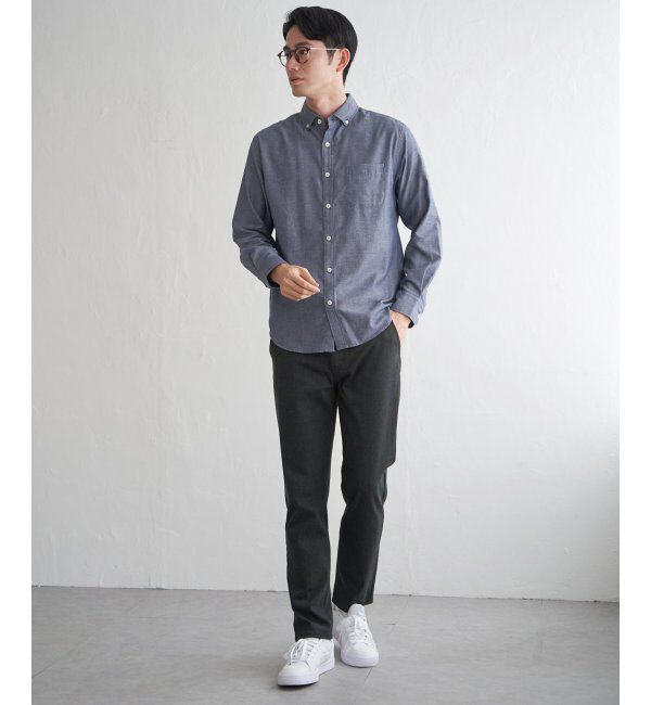 ikka「GOKU楽パンツ EASY STRETCH 起毛チェック5P」|その他|