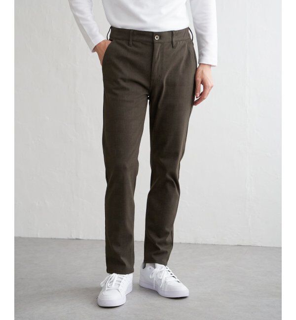 ikka「GOKU楽パンツ EASY STRETCH 起毛チェック5P」|その他|