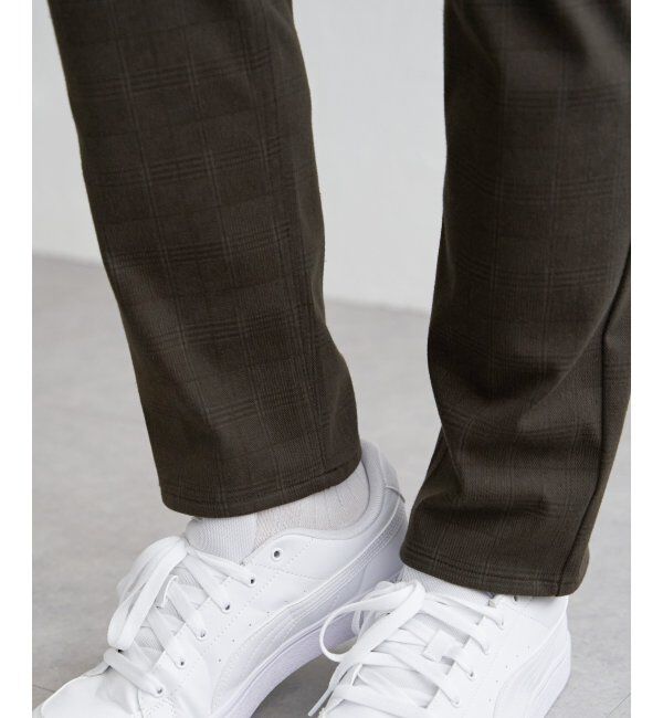 ikka「GOKU楽パンツ EASY STRETCH 起毛チェック5P」|その他|