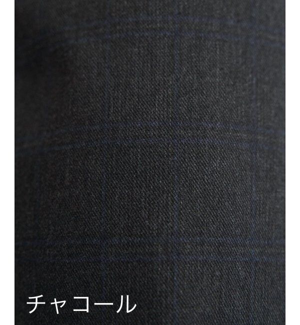 ikka「GOKU楽パンツ EASY STRETCH 起毛チェック5P」|その他|