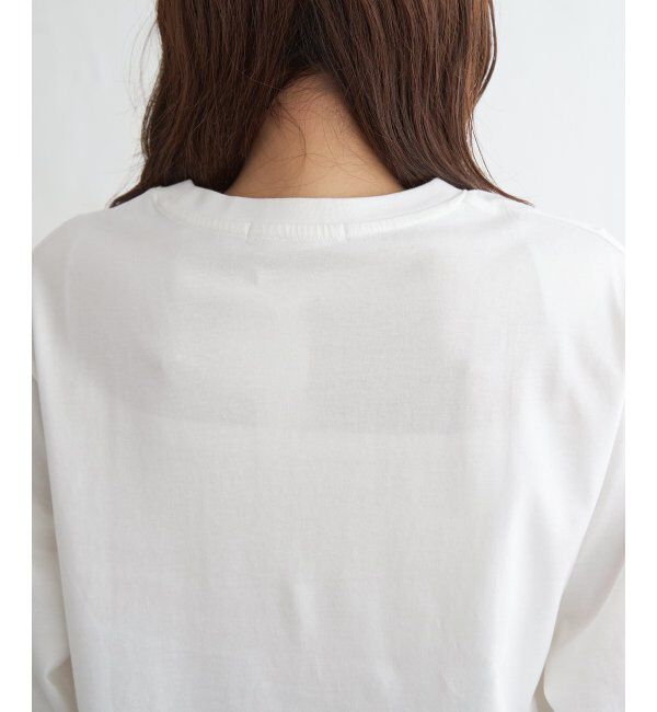 ikka「ロゴフォトプリントスウェットTシャツ」|Tシャツ・カットソー|