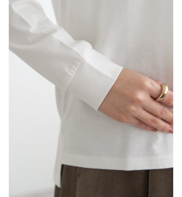 ikka「ロゴフォトプリントスウェットTシャツ」|Tシャツ・カットソー|