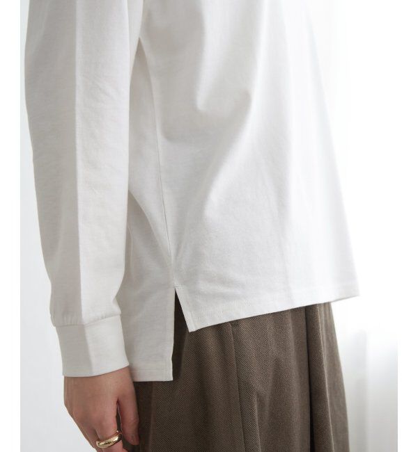 ikka「ロゴフォトプリントスウェットTシャツ」|Tシャツ・カットソー|