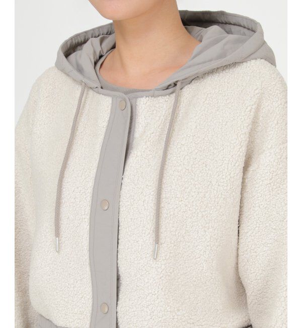 Lbc with Life「ボアキルトフードミドルコート」|その他|