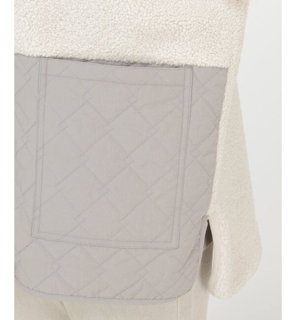 Lbc with Life「ボアキルトフードミドルコート」|その他|