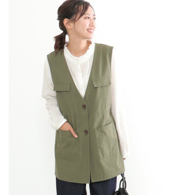 Lbc with Life「ミリタリーベスト」|ブルゾン・スタジャン|