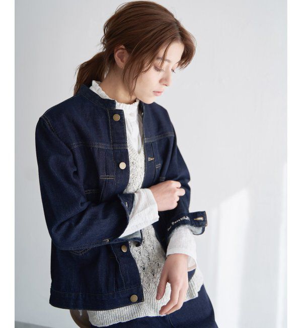 Lbc with Life「MIXヤーン透かし編み2WAYベスト」|ニット・セーター|